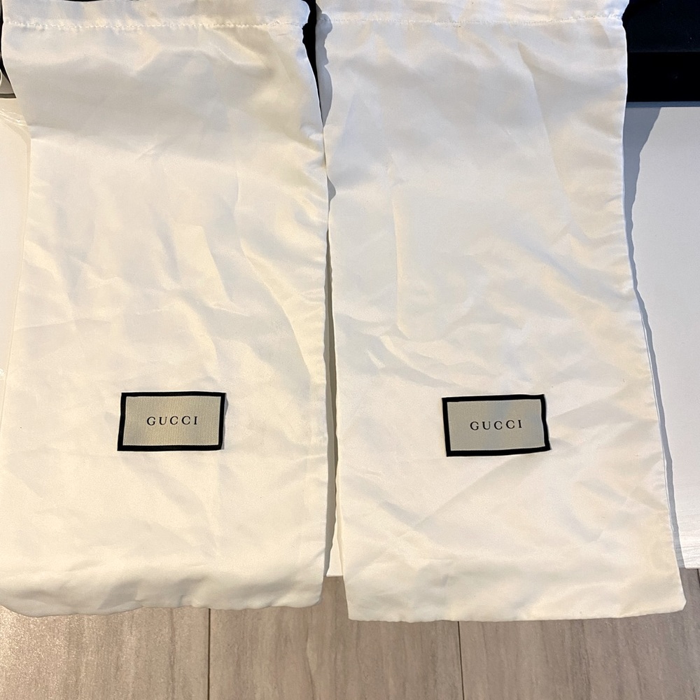 Gucci Silk Shoe Dust Bags